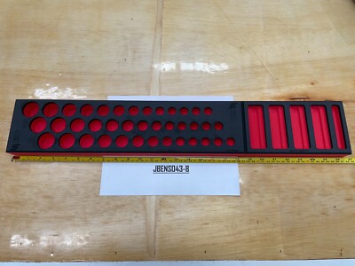 Snap-on Tools RED FOAM ORGANIZER for 39pc 3/8