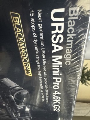 Blackmagic Design URSA Mini Pro 4.6K G2 Digital Cinema Camera for