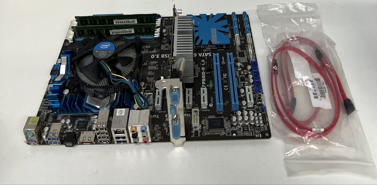ASUS P7P55D-E LX Motherboard+CPU Intel Core i7-870 2.93GHz+4GB Ram