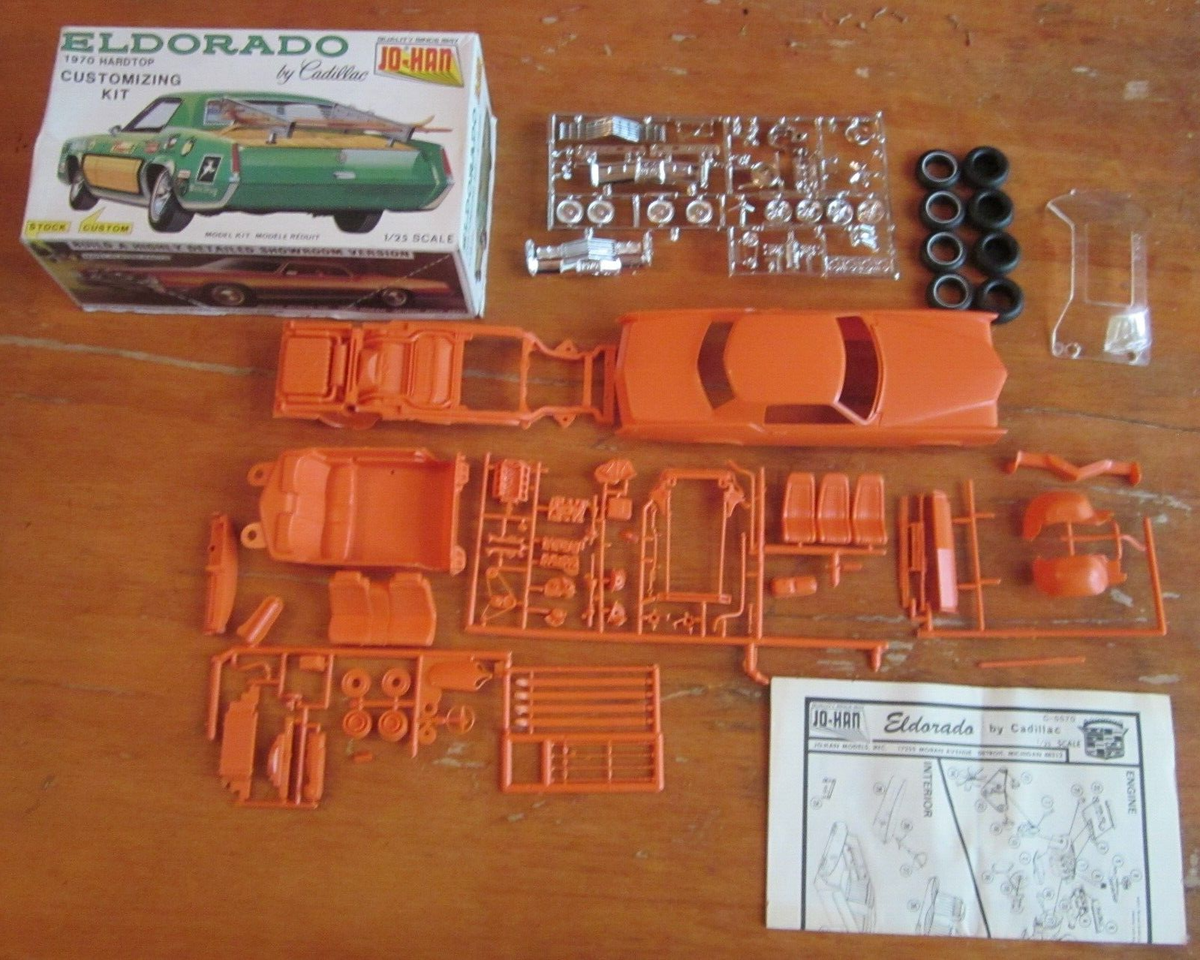 Johan 1970 Cadillac Eldorado Kit # C-5570 Customizing Kit in Box 1