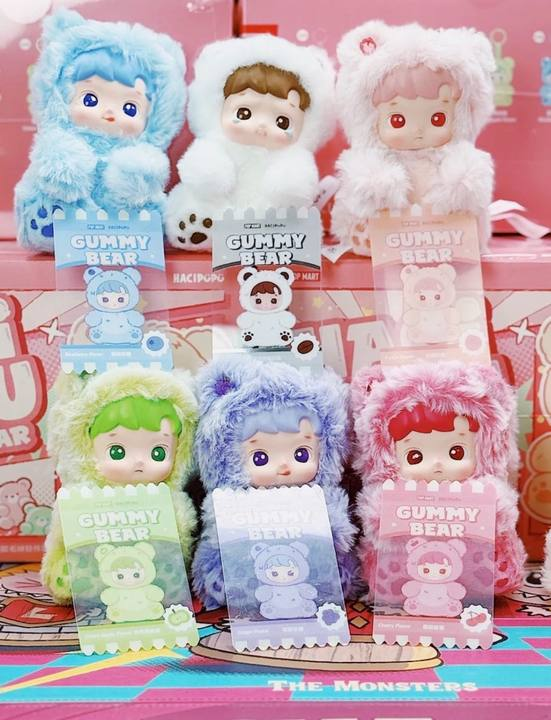Hacipupu Gummy Bear Series-vinyl Plush Pendant Blind Box Confirmed