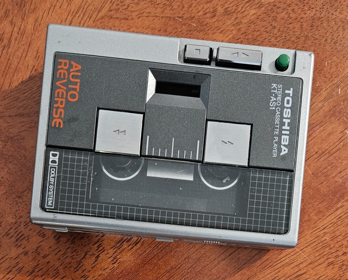 Vintage Toshiba Cassette Player KT-AS1 UNTESTED | eBay