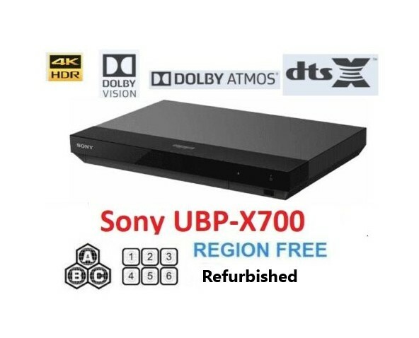 Sony UBP-X700 Refurbished 4K REGION FREE BLU-RAY DVD PLAYER ZONE