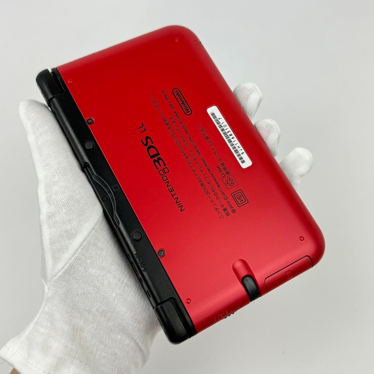 Nintendo 3DS LL XL Red Black Console Only Japanese Excellent【1Day