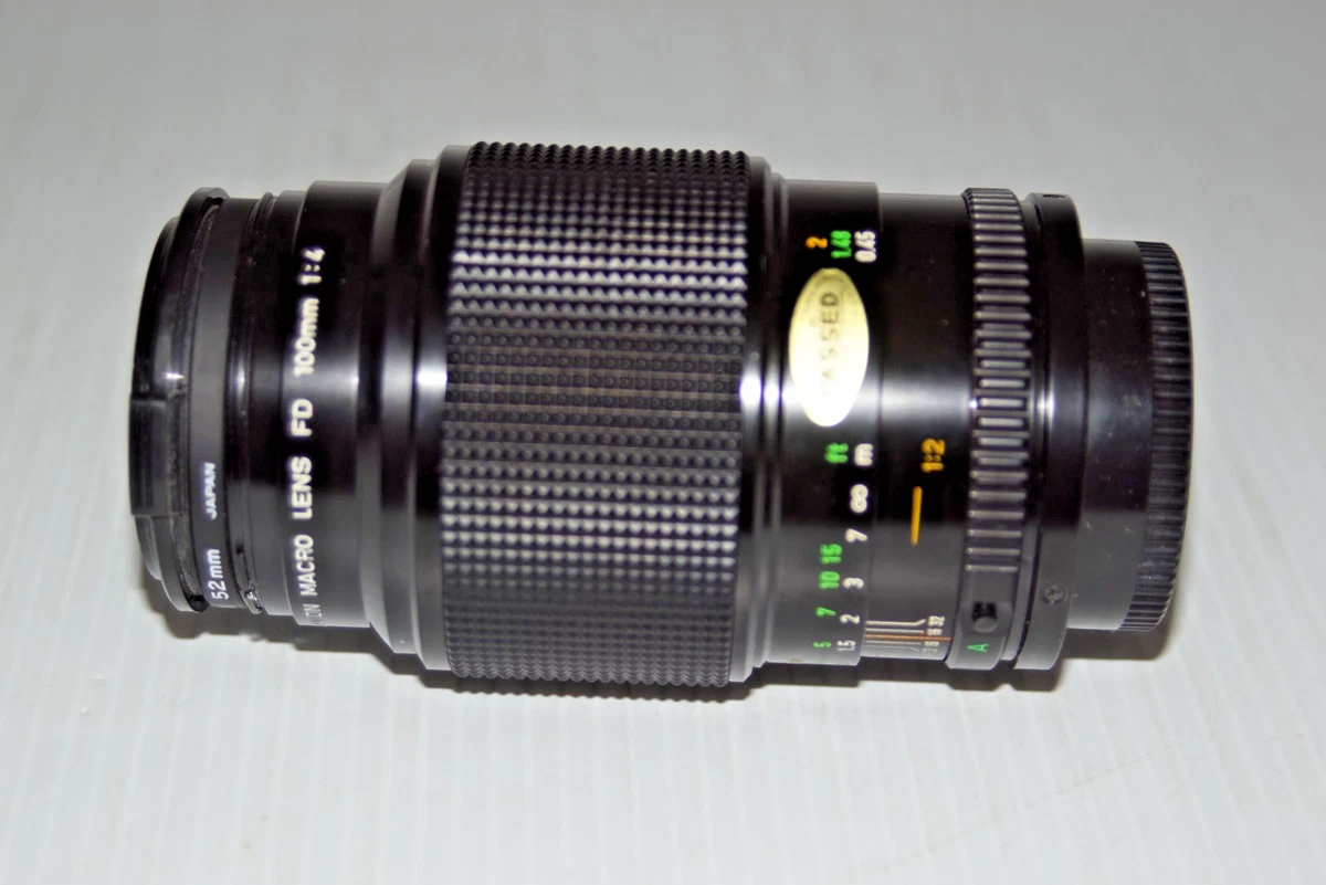 100mm Focal f/4 Camera Lenses Canon FD for sale | eBay