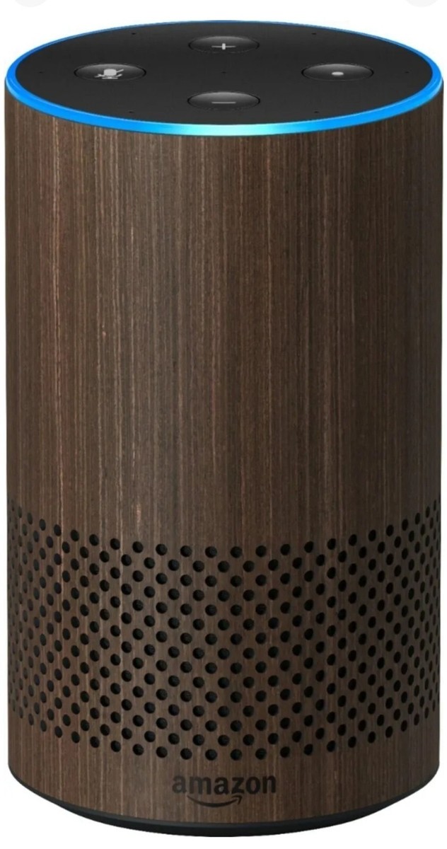Amazon Echo (2nd Generation) Smart Assistant - Walnut Finish for