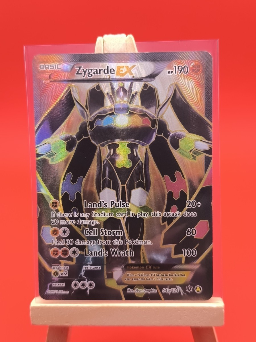 Zygarde EX 54a/124 X & Y Fates Collide Ultra Rare Full Art Pokemon
