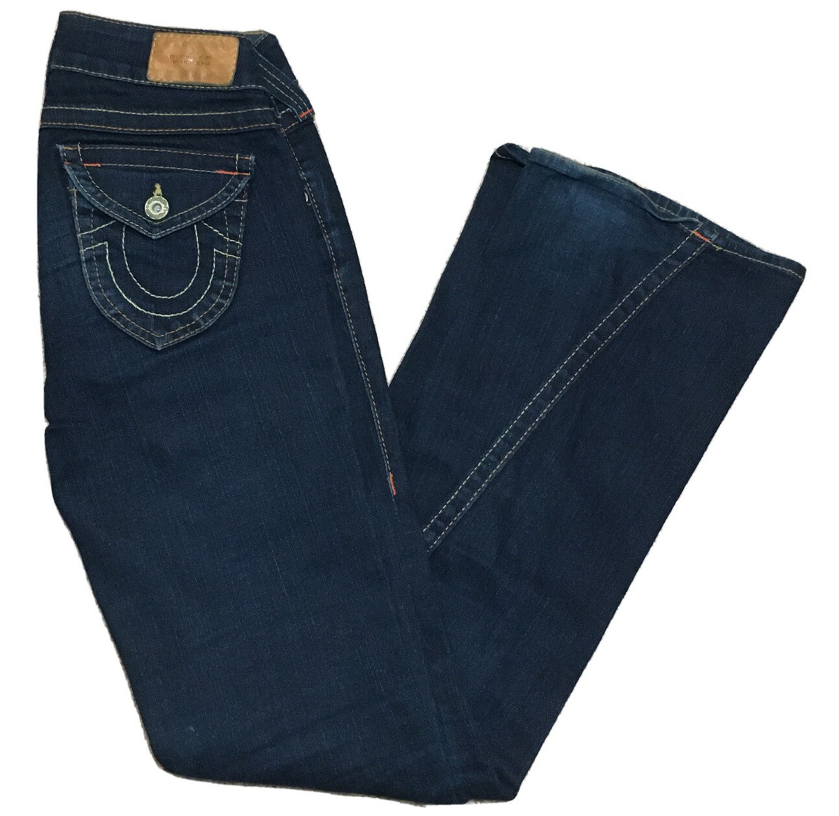 Womens True Religion Jeans Flare Size 27 RN# 112790 CA# 30427 Made