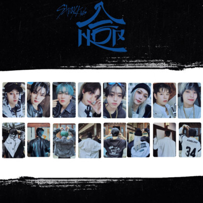 8pcs/set StrayKids 合HOP Double-Sided Self Made . Photocards KZHOP