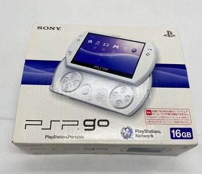 Sony Playstation Portable PSP GO Pearl White PSP-N1000PW BOX Exc