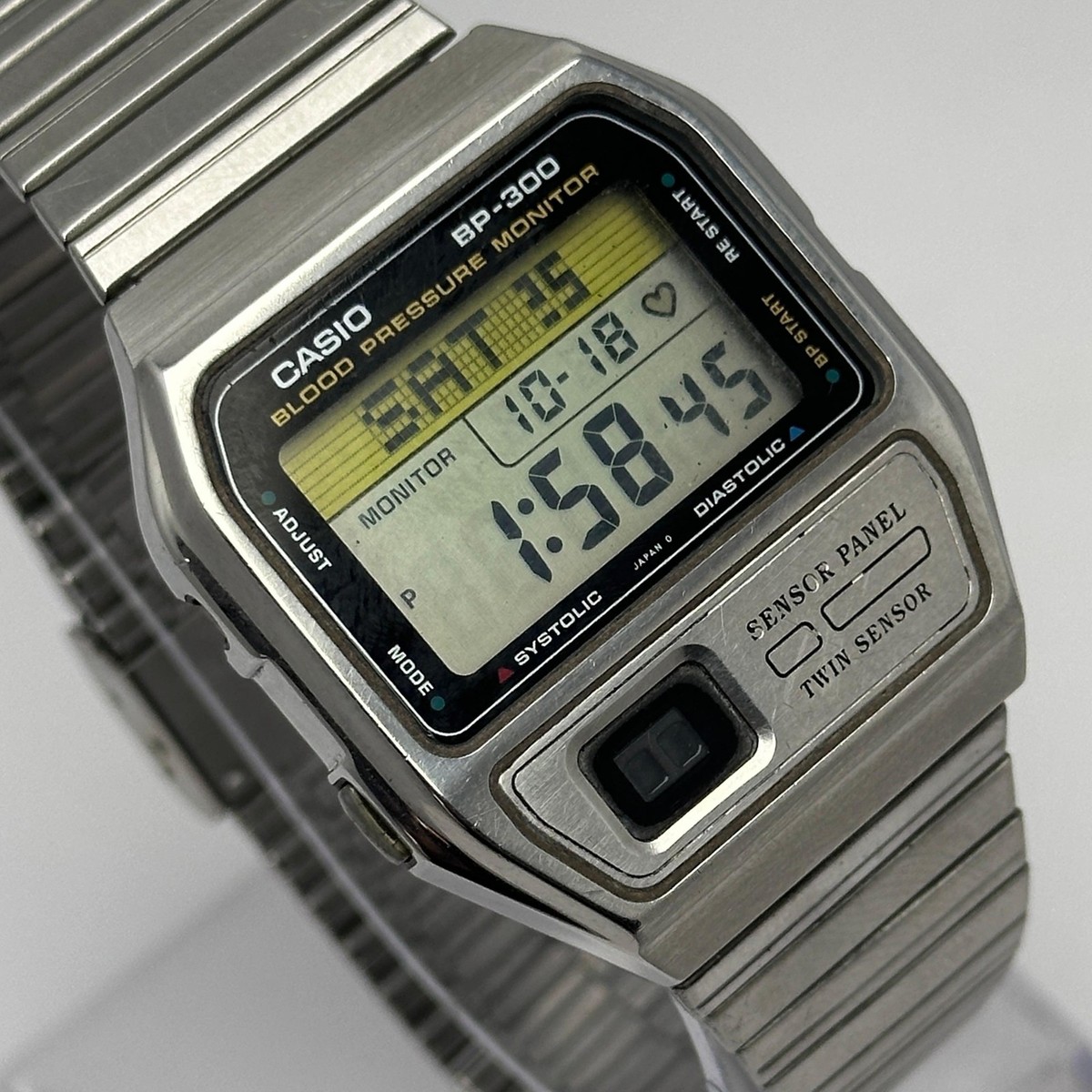 Casio BP-300 Blood Pressure Monitor Digital Vintage Watch | eBay