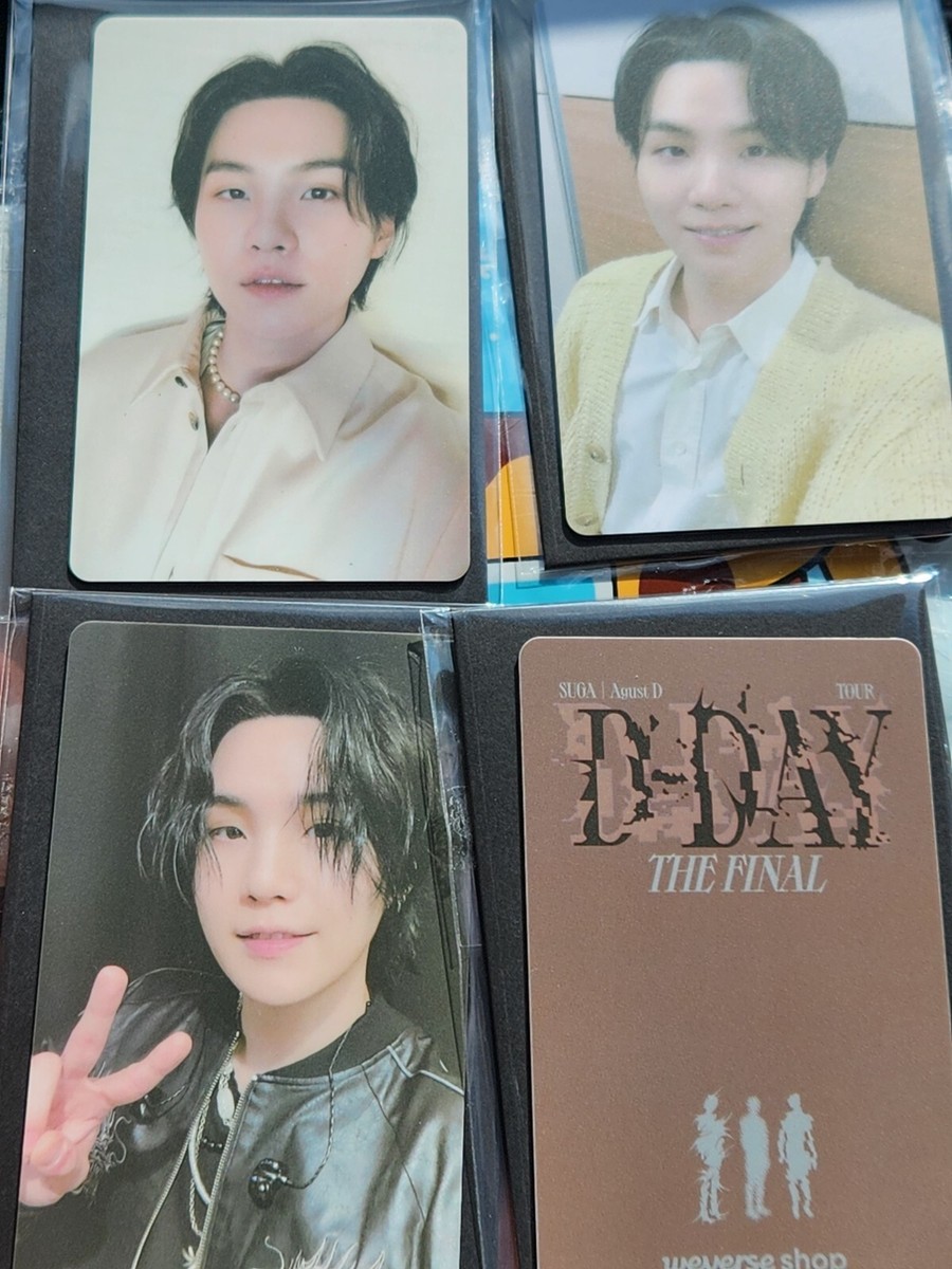 SUGA BTS special gift PHOTOCARD album Agust D The Final TOUR 'D