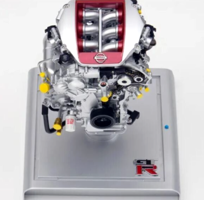 Nissan GT-R (R-35) VR38DETT V6 engine ✯ Eaglemoss 1:5 scale ✯ no