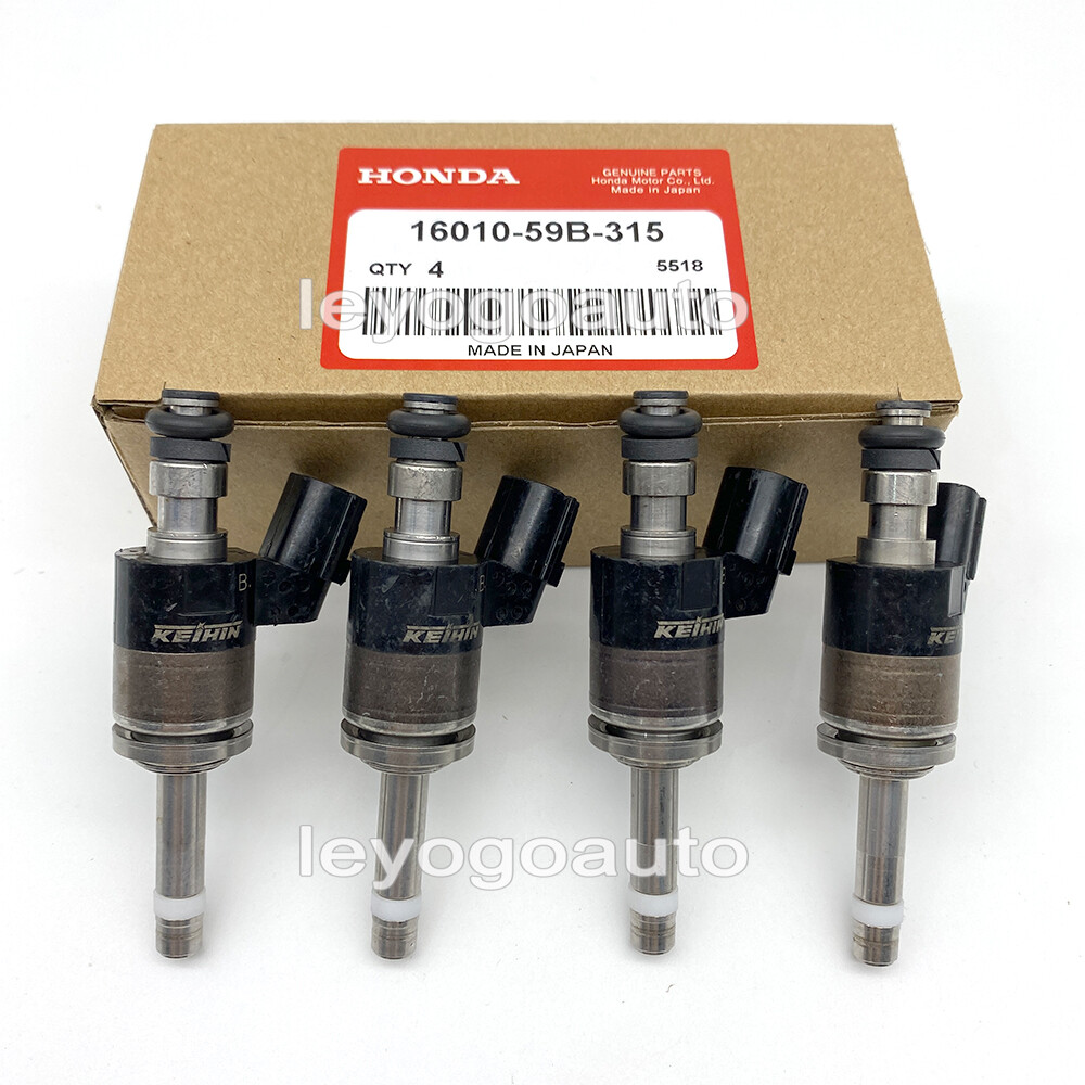 4X Fuel Injector OEM 16010-59B-315 For 16-19 Honda Civic 1.5L CDX