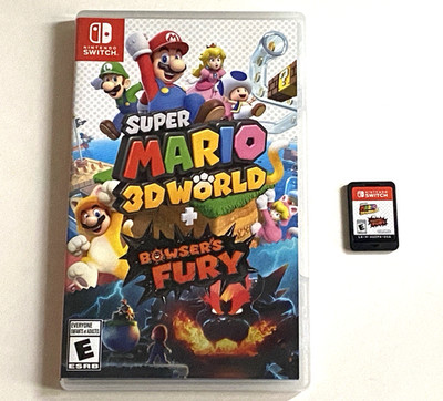 Super Mario 3D World Plus Bowser's Fury Nintendo Switch Game Case