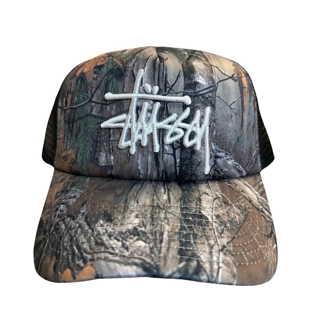 stussy australia real tree camo trucker hat | eBay