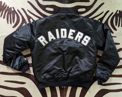 Oakland Los Angeles Raiders Chalk Line Starter Jacket Vintage 90s