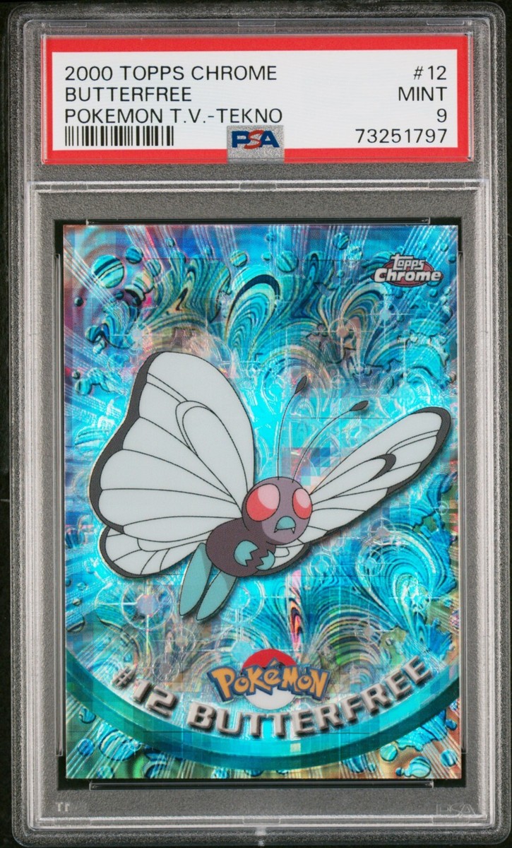 2000 TOPPS CHROME POKEMON T.V. TEKNO BUTTERFREE #12 PSA 9 | eBay