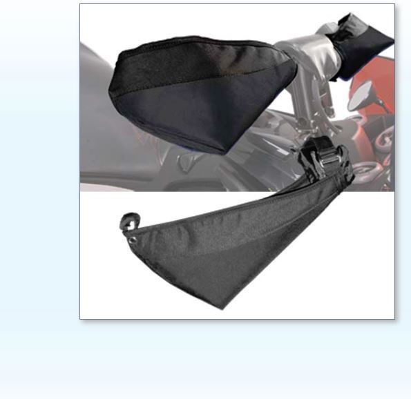 Choko Universal Snowmobile Black Soft Aggressive Hand Guards Muffs