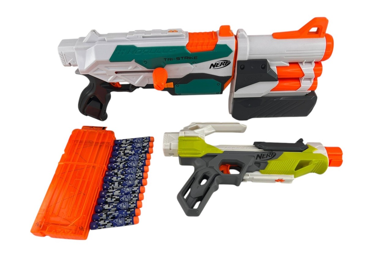 Nerf Modulus Tri-Strike Blaster Mega Dart Barrel Extension Mag