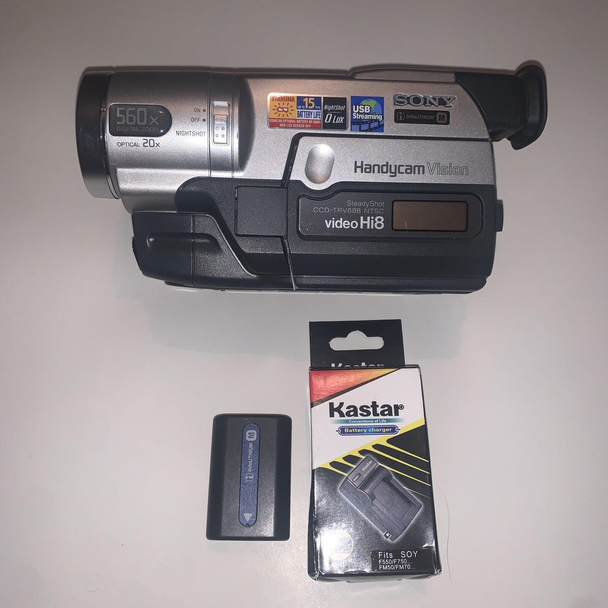 Sony Handycam CCD-TRV608 Hi8 Camcorder NTSC XRay Ghost Hunting IR