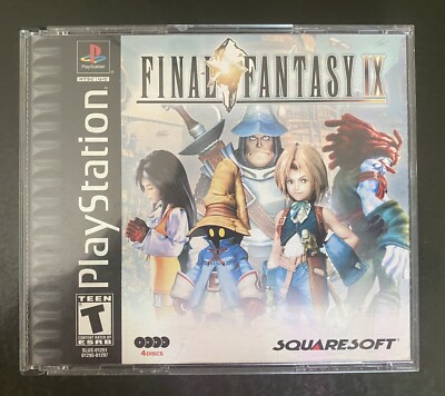 Final Fantasy IX (Sony PlayStation 1 PS1) Black Label/ 4-Disc Set