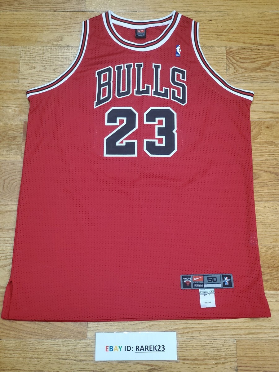 Nike Chicago Bulls Michael Jordan 1997-98 NBA Authentic Procut
