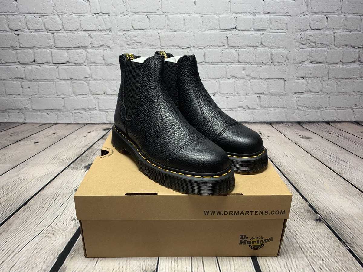 Dr. Martens 2976 Bex FL Black Milled Nappa 27961001 | eBay