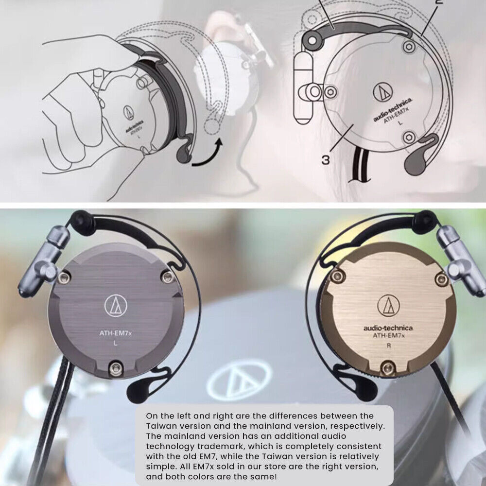 Audio-Technica ATH-EM7 X/Iron High Sound Sports Earphone Earphones