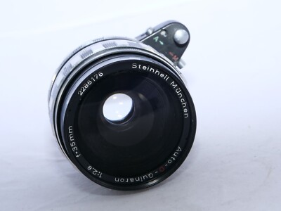 Exakta Steinheil Auto-D-Quinaron 35mm f/2.8 w. a. lens. Black
