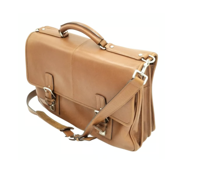 Coach Vintage Thompson Saddle Brown Briefcase/Laptop Bag With