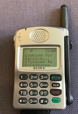 COLLECTIBLE Sony CM-Z200 D-Wave Zuma 1997 Cell Phone CDMA 800