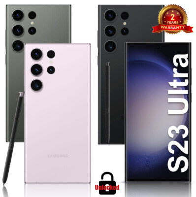 NEW Samsung Galaxy S23 Ultra 5G SM-S918U 256GB 512 Factory