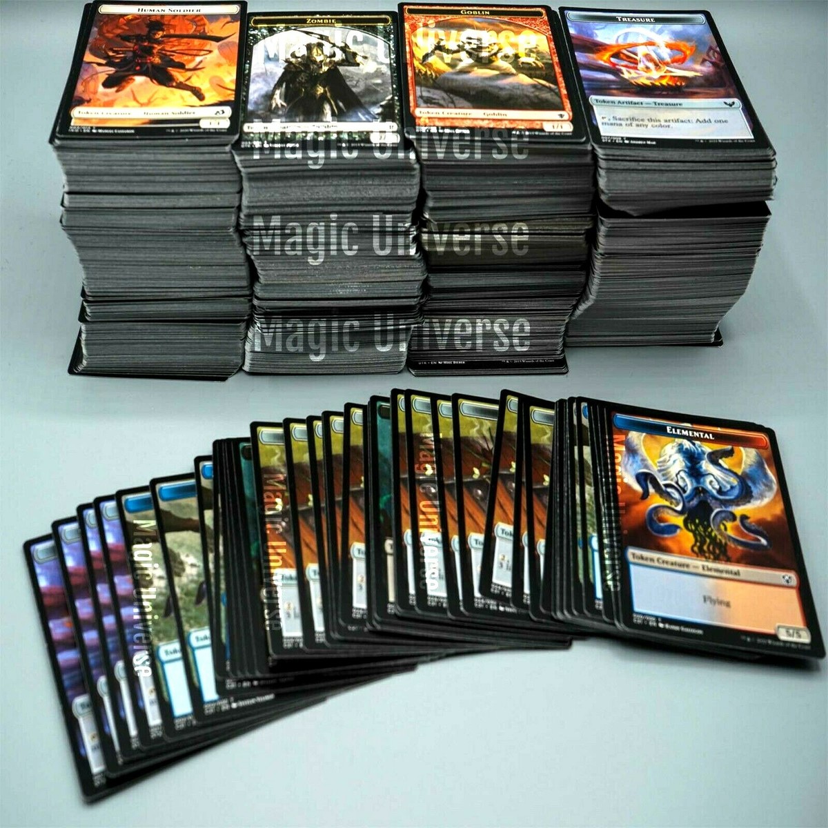 MTG 1000 TOKENS ASSORTED CARD LOT! MAGIC: THE GATHERING | eBay