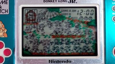 DONKEY KONG Jr. Nintendo Game & Watch Vintage TESTED With battery