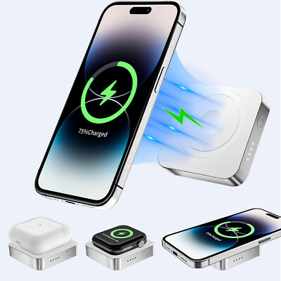 Magnetic Wireless Power Bank Magsafe Battery Pack for iPhone 17 16