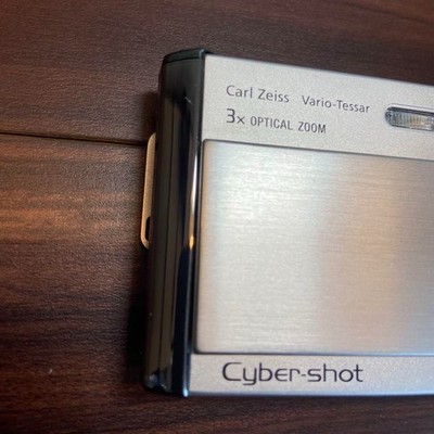 Sony Cyber-shot DSC-T70 8.1MP Digital Camera - Silver for sale
