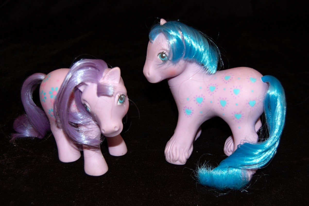 My Little Pony G1 Bright Bouquet Family Mommy Daddy Ponies 1987