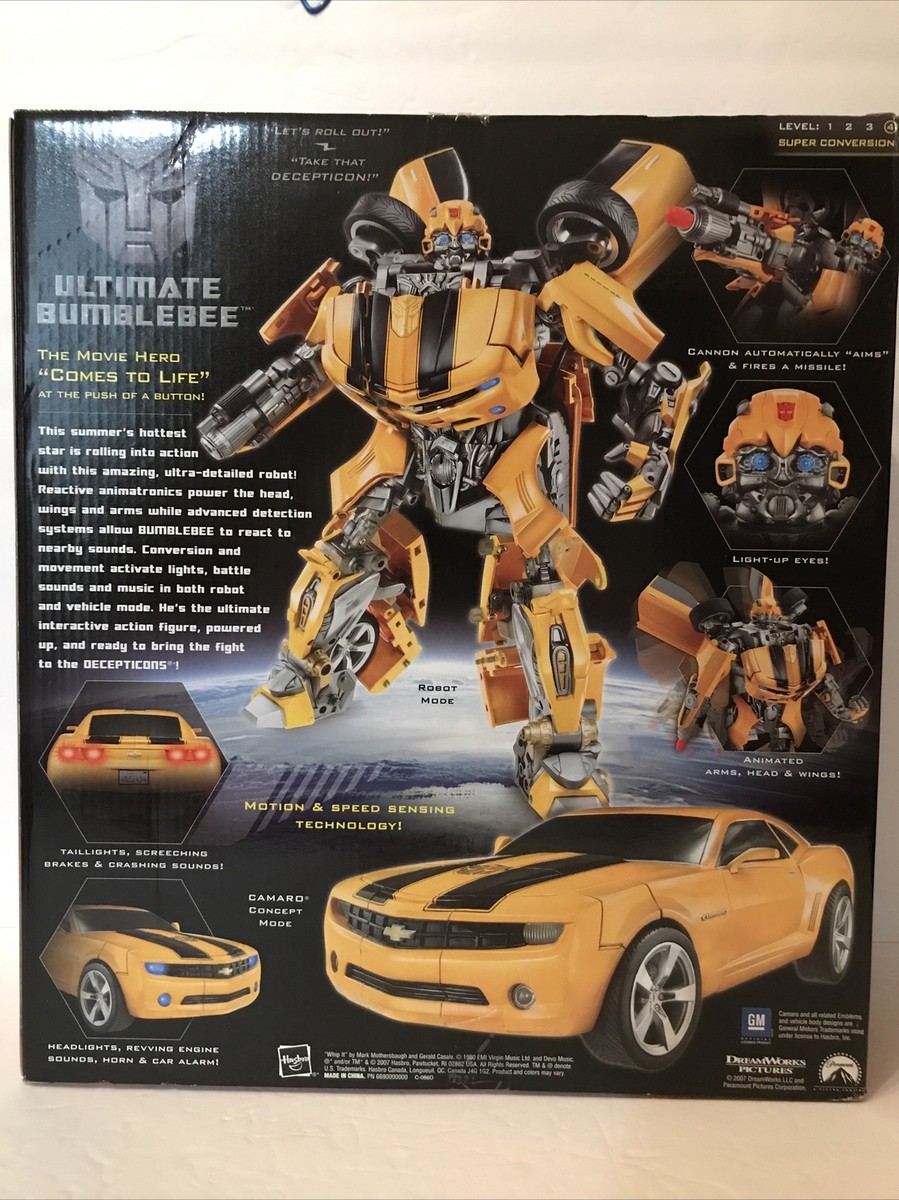 Transformers Ultimate Bumblebee Figure Hasbro Collectible, Rare
