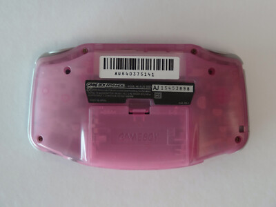 GBA Fuchsia Pink Nintendo Game Boy Advance AGB-001 Tested/Working