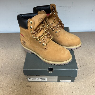 FW13 Supreme Timberland 6 Inch Premium Boot Wheat Snake Size 8