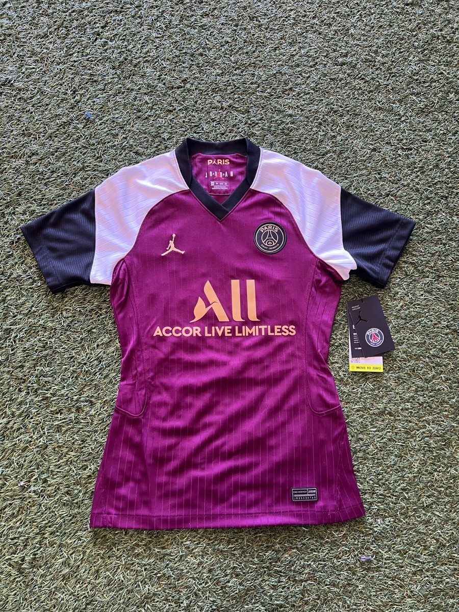 Nike Jordan Woman's PSG 3rd Jersey 20/21 - Bordeaux | eBay
