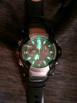 Casio G-Shock Giez GS-1000D (4343) Solar Atomic Watch Black | eBay