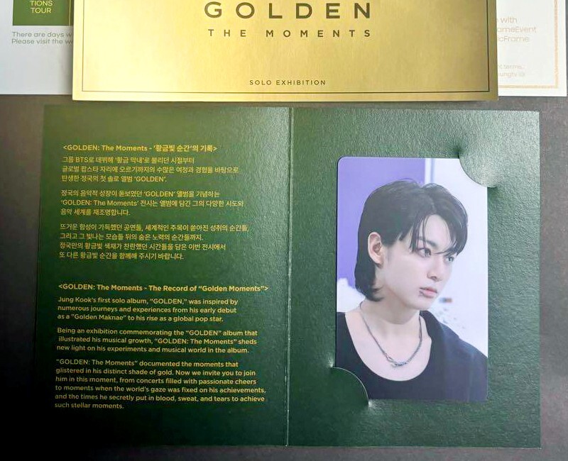 BTS JUNGKOOK Exhibition GOLDEN : The Moments IN JAPAN Official