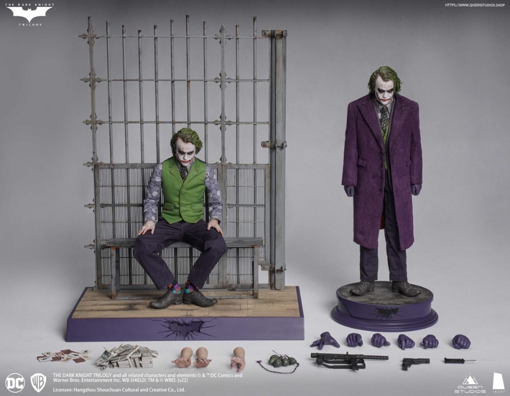InArt The Dark Knight Joker 1/6 Premium 2 Figures NEW Queen