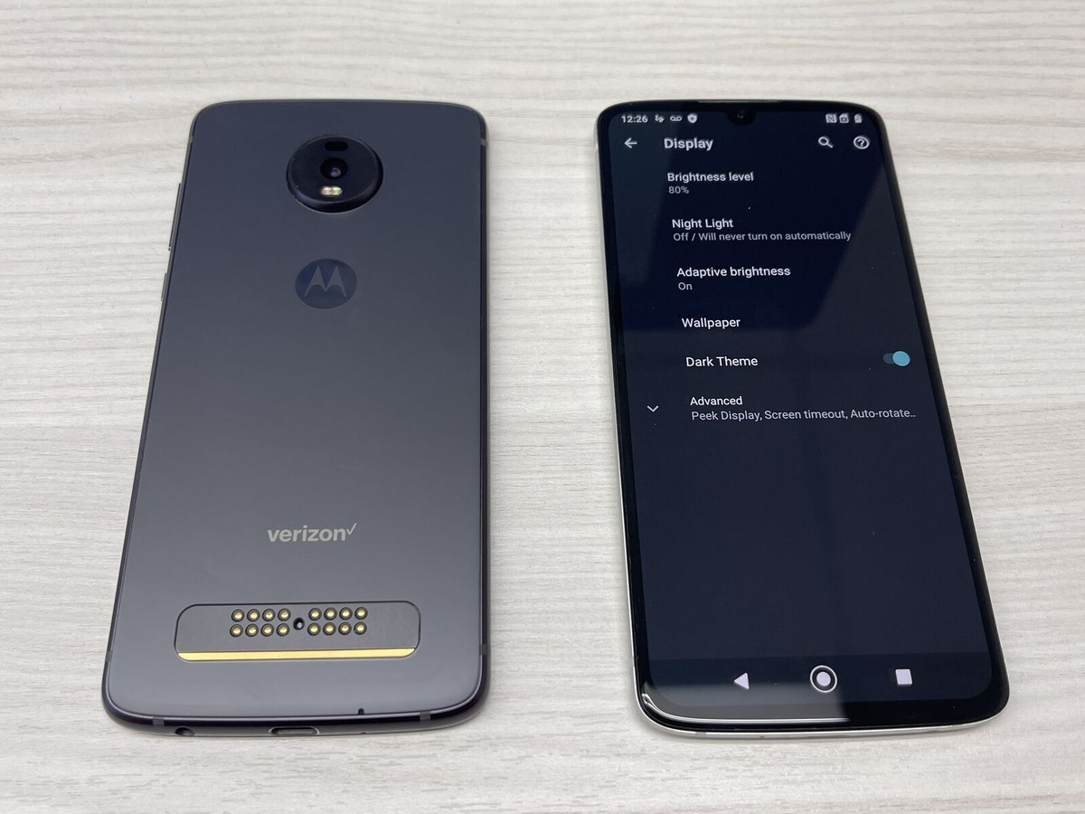 Motorola Moto Z4 XT1980-4 128GB 48MP Android 4G Unlocked