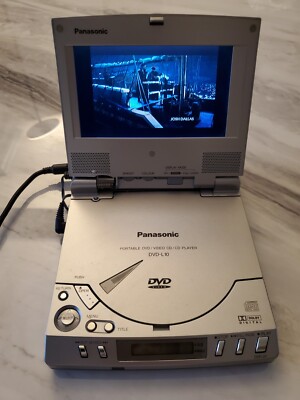Panasonic DVD-L10 (1998) W/ Case - 1st ever Portable DVD Player