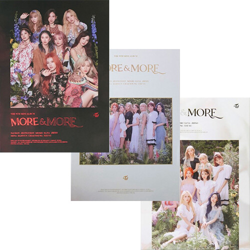 TWICE [MORE & MORE] 9th Mini Album CD+Photo Book+7p Card+Pre-Order