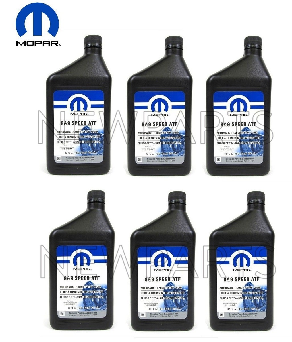 For Jeep Dodge Chrysler Ram Zf 8&9 Speed Atf Transsmision Fluids 6