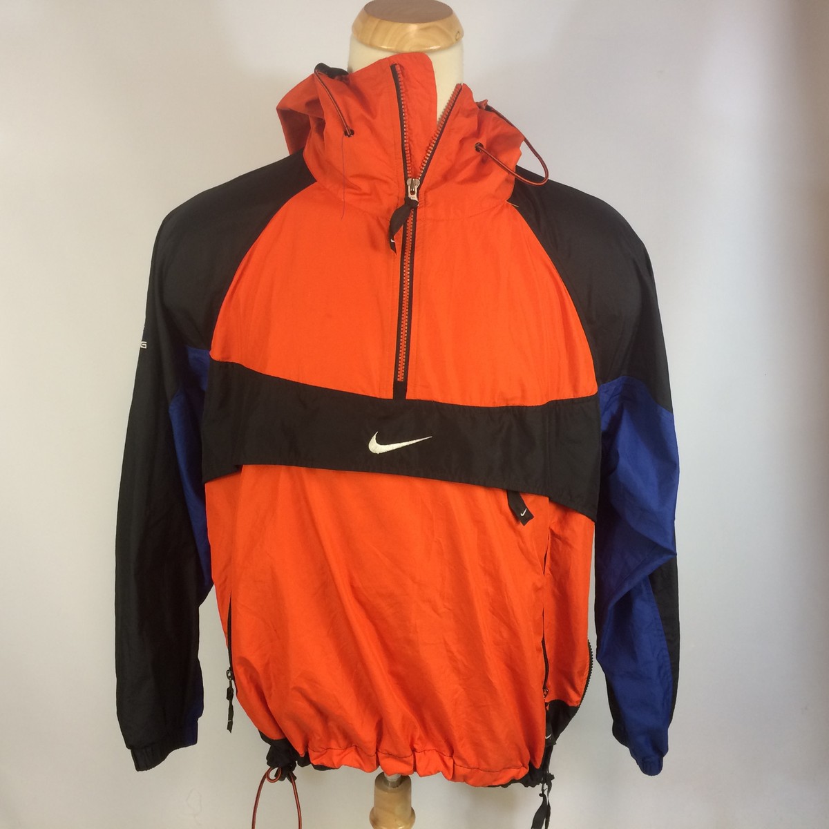 Rare Vintage 90s Grunge ACG Nike Color Block Windbreaker Coat